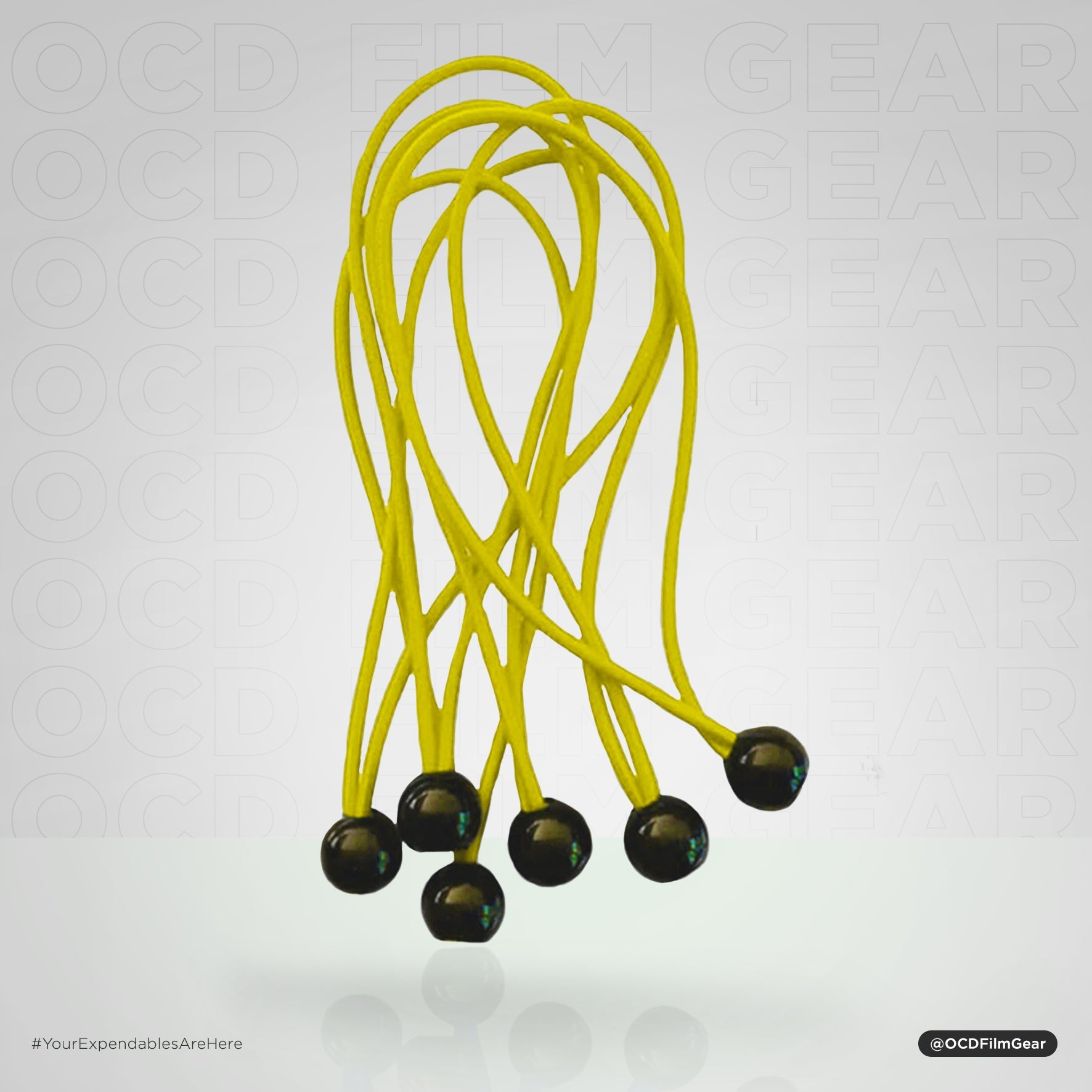 Hot Sale 6pcs 15mm Elastic Rope Ball Bungee Cord - Bangee Ball Small