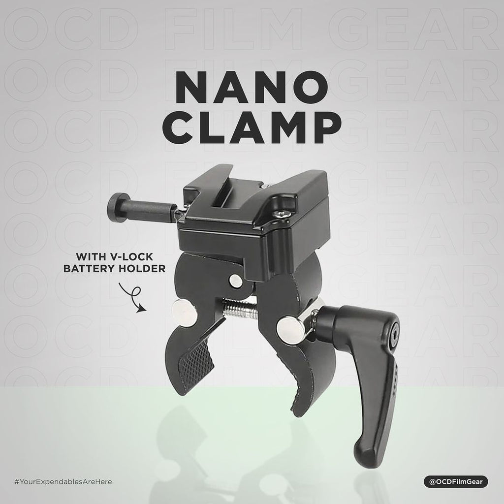 Kayulin Camera Super Clamp with Uniersal V-Lock Mount - V-Lock Nano Clamp